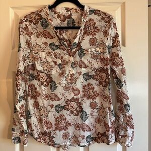 Carve Design Dylan Guaze Shirt Floral Print Women's Top